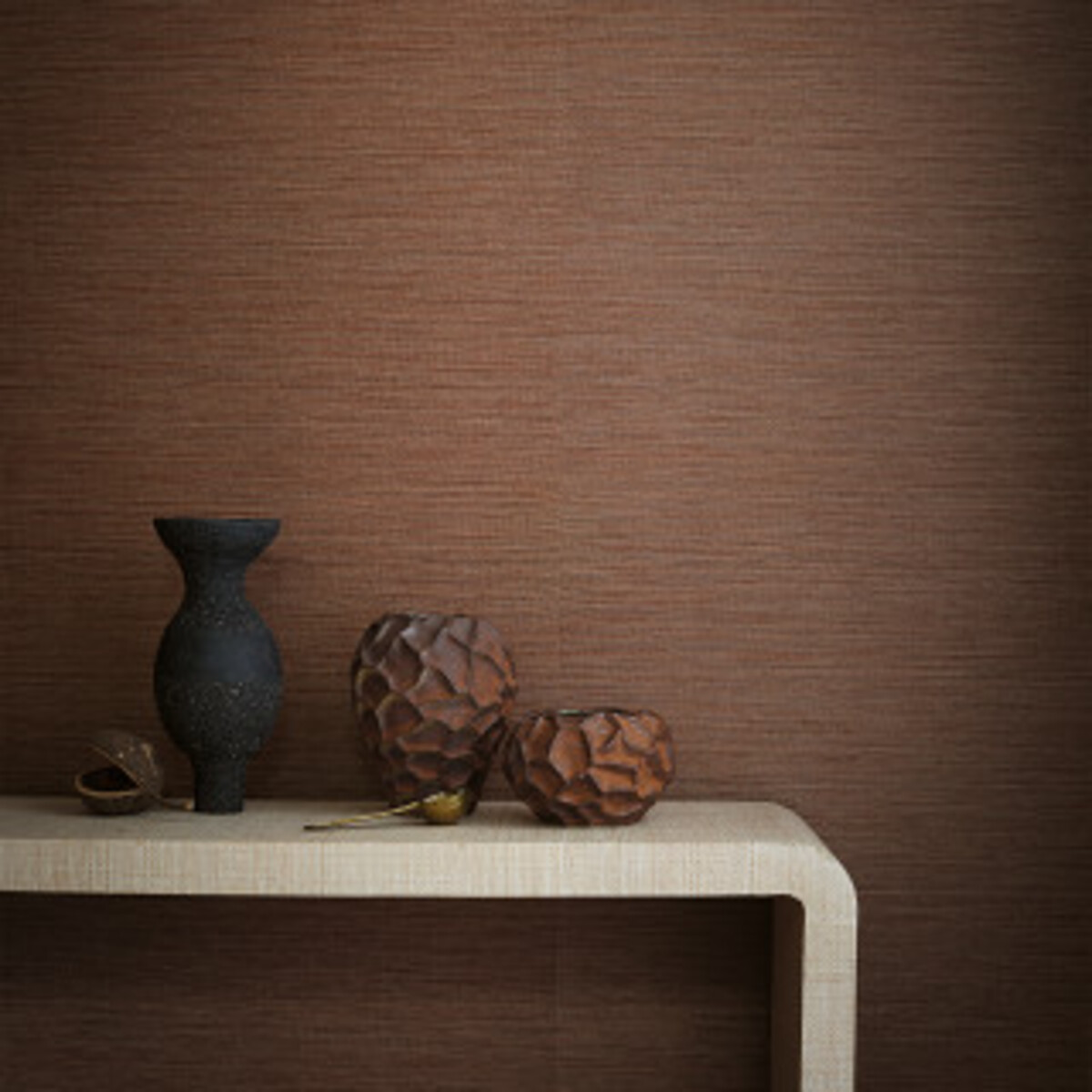 Ciro Abaca Embossed Russet W462 14